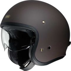 Shoei J.O. Open Face Helmet   Matt Brown